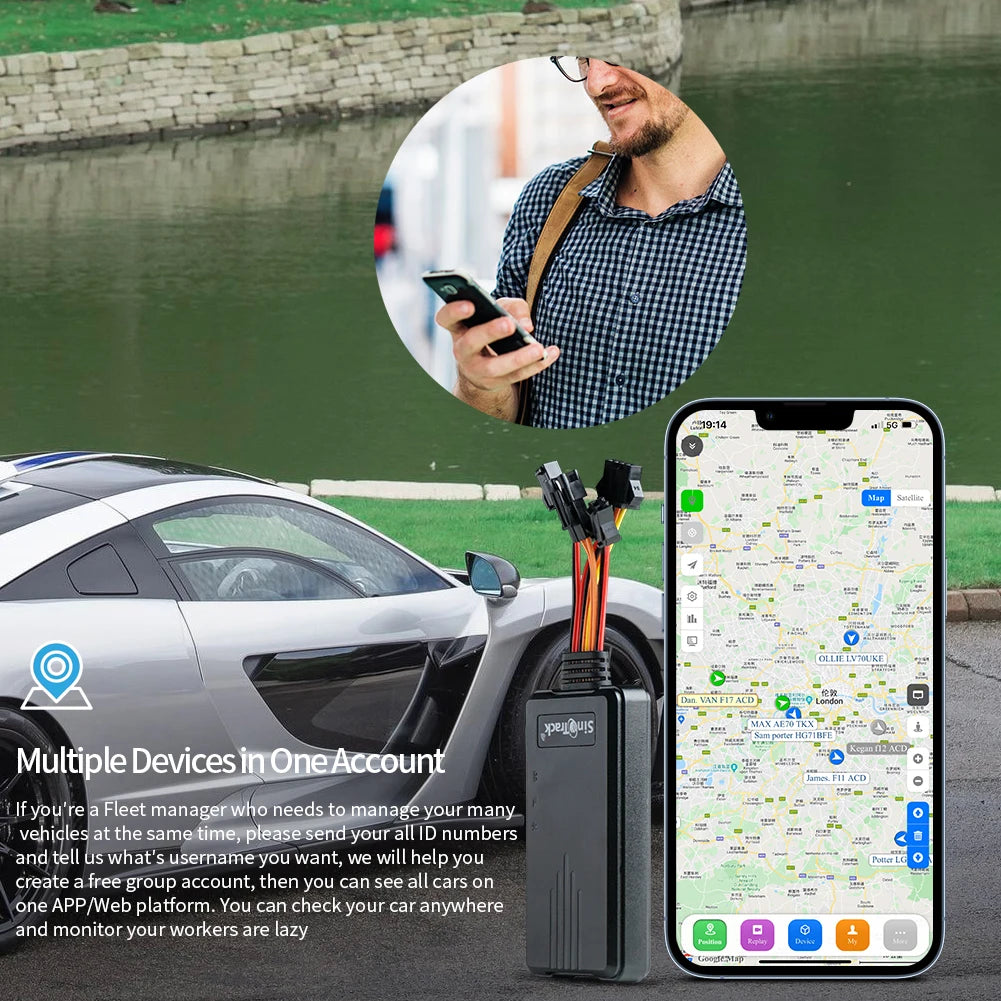 SinoTrack ST-906 GSM GPS tracker  for Car motorcycle vehicle tracking device with Cut Off Oil Power & online tracking software
