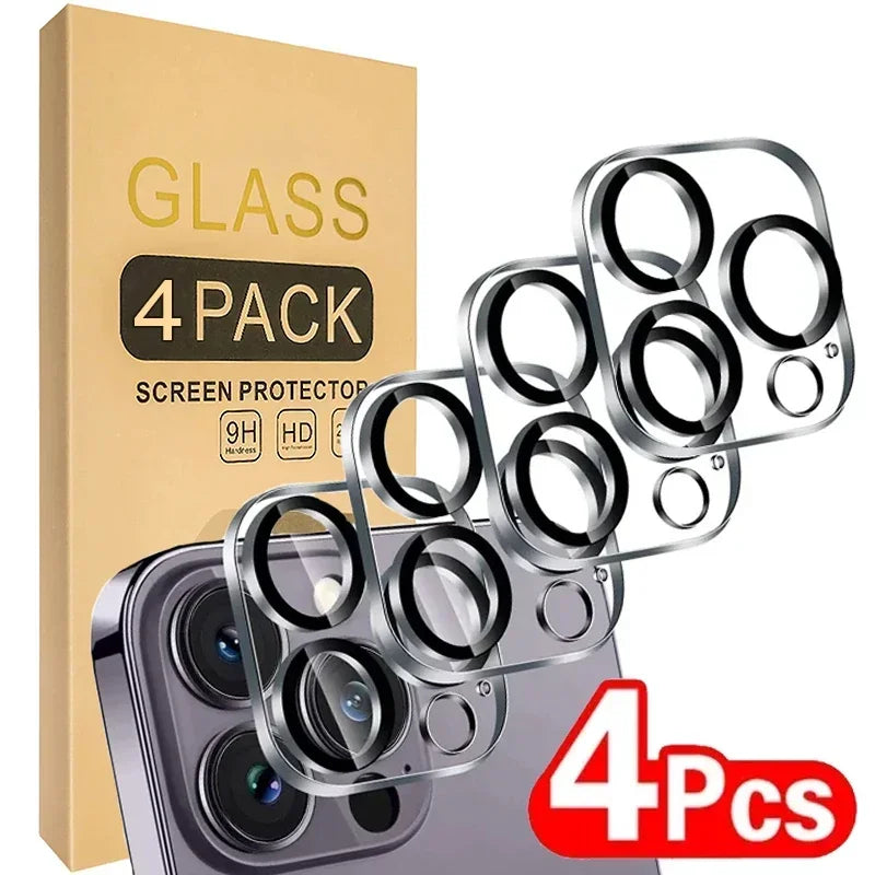 4/1PCS HD Back Camera Tempered Glass For iPhone 13Mini 13 14 15 16 17 Pro Max Rear Len Screen Protectors Anti-scratch Glass Film