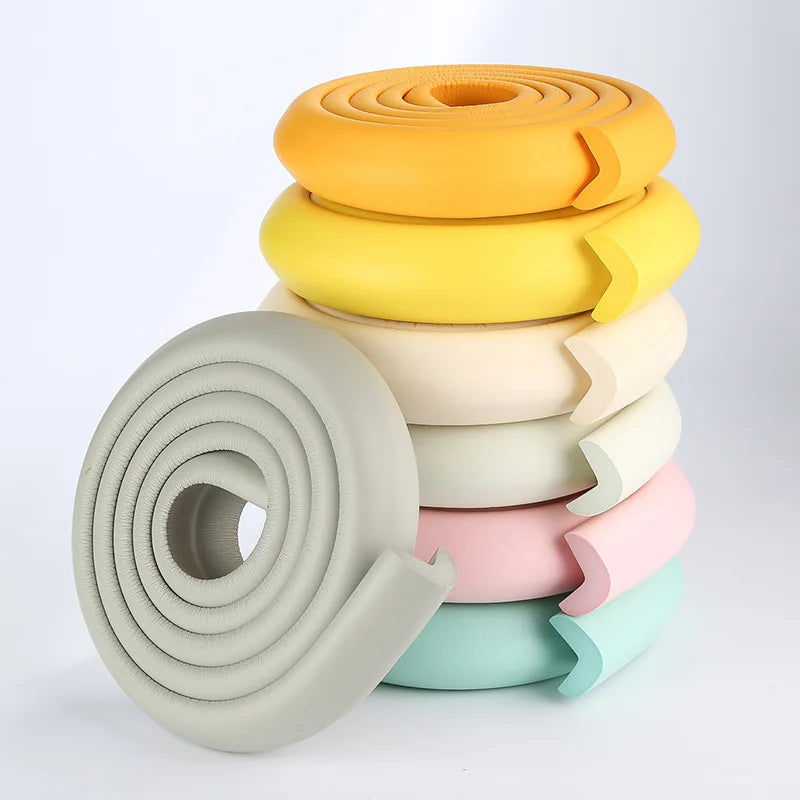 U Shape Extra Thick Baby Safety Furniture Table Protector Edge Corner Desk Cover Protective Tape Foam Corners Bumper Guard 2M