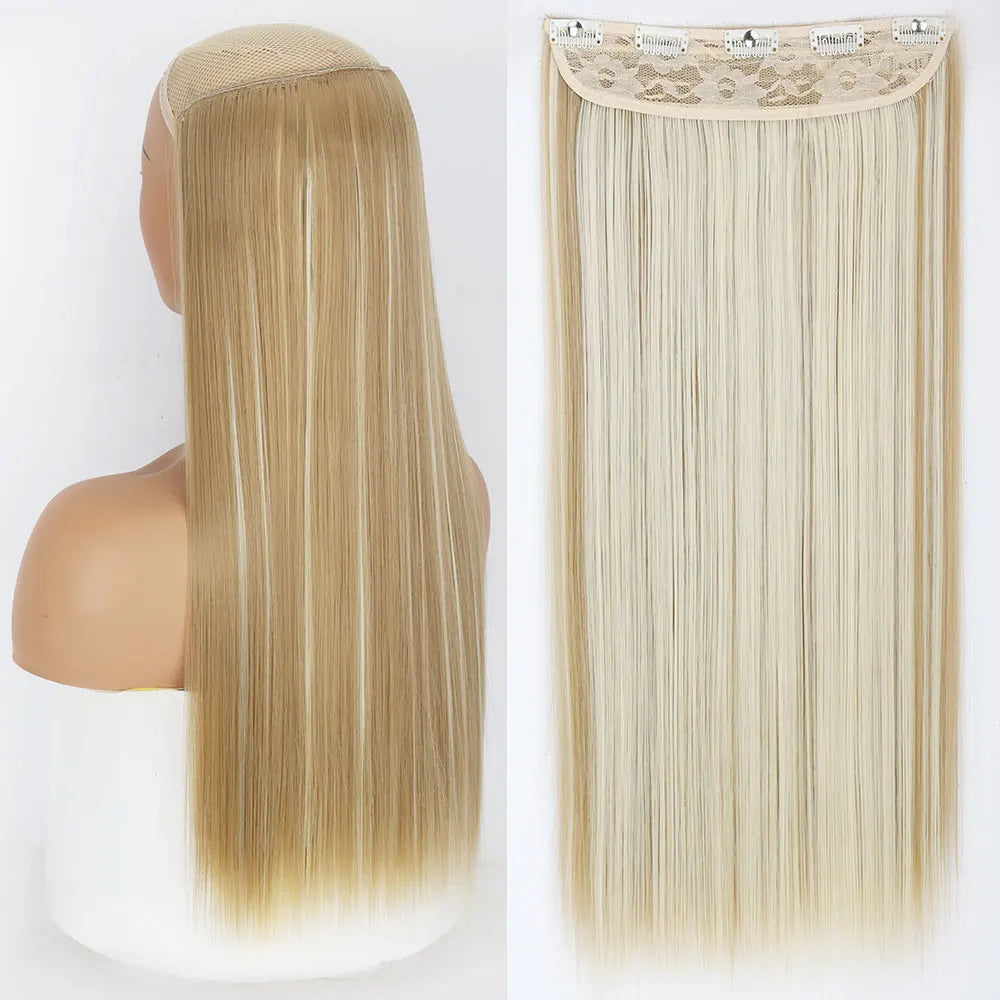 Synthetic Clip In Hair Extensions 80cm Long