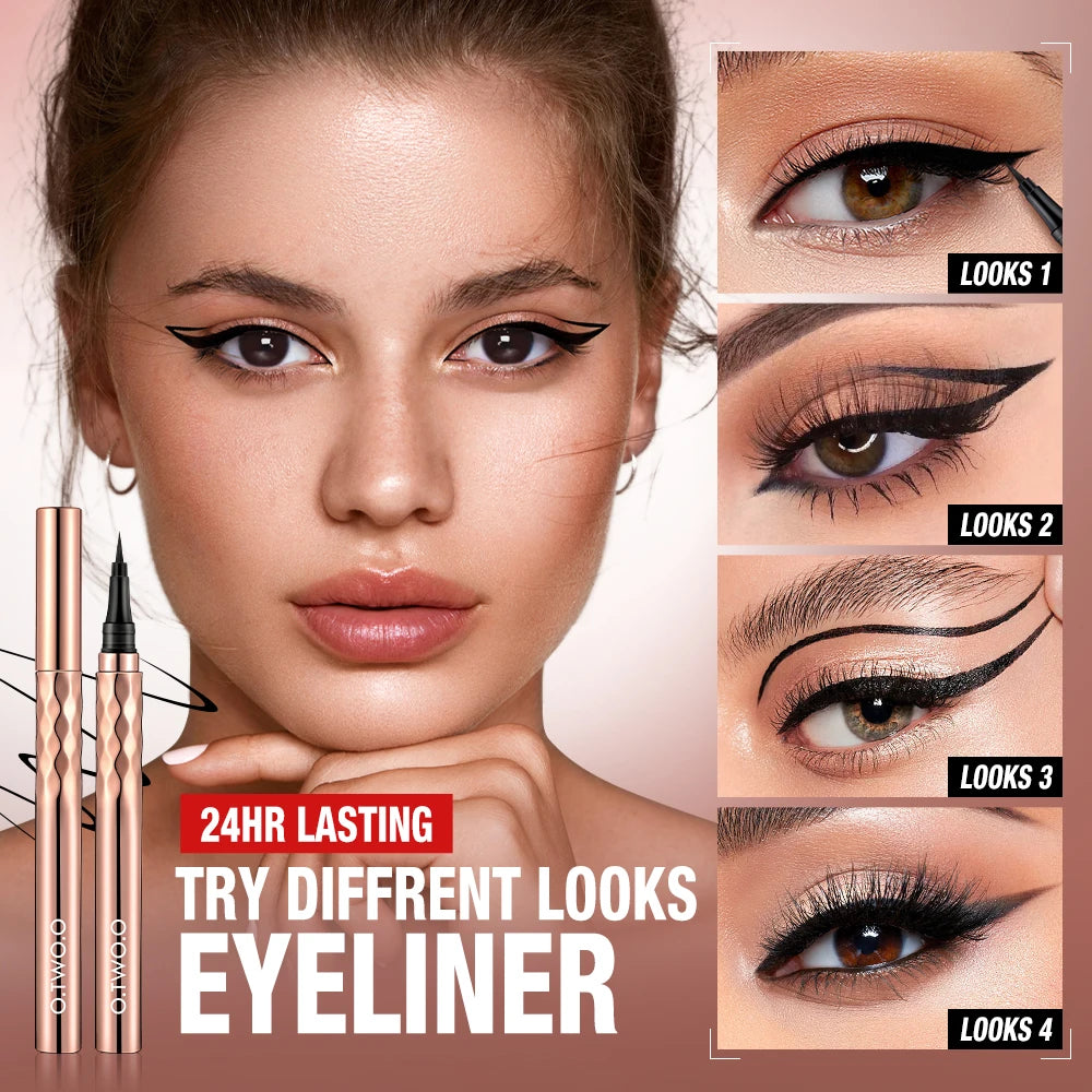 Liquid Eyeliner Waterproof Ultra Fine Black