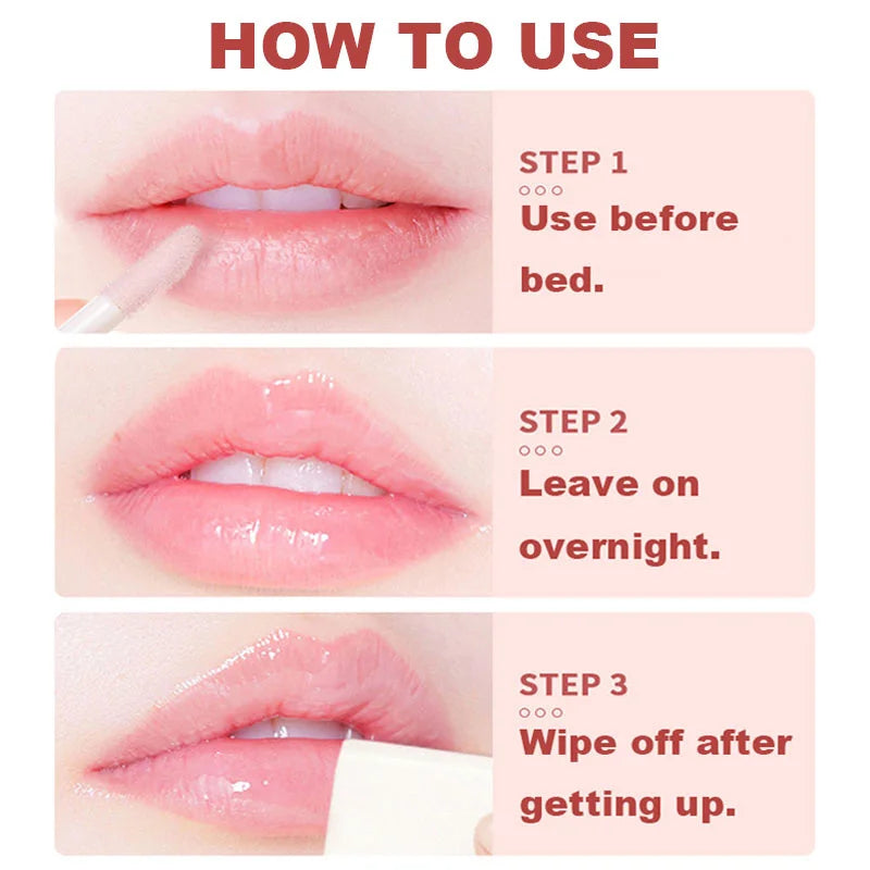 Lip Balm For Remove Dark Lip Melanin Dead Skin Removal Lighten Lip Lines Exfoliate Whitening Moisturizing Nourishing Serum 5g