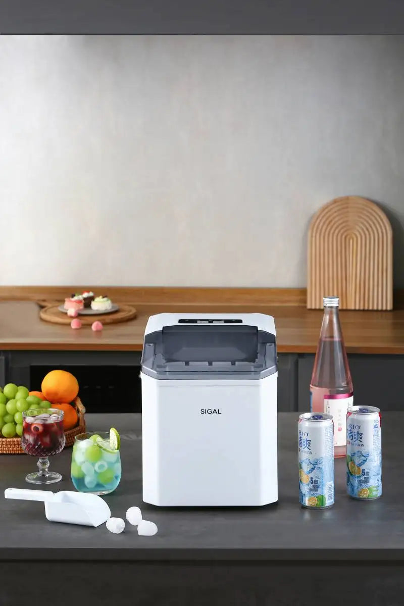 Countertop Ice Maker Machine Portable Ice Makers Countertop Make 12kg ice in 24 hrs Ice Cube Ready in 6-13 Mins