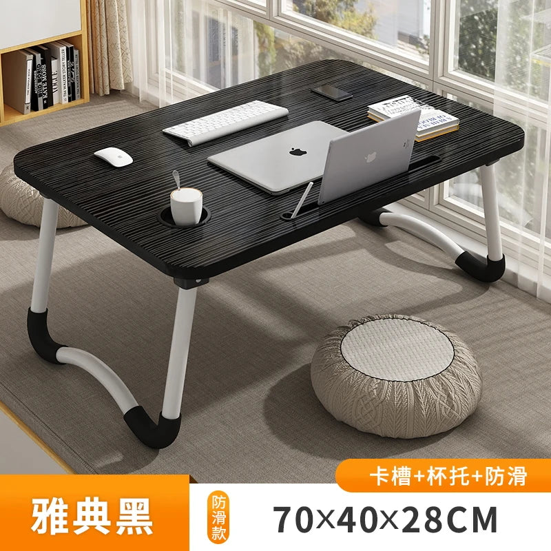 Bed Desk Lazy Portable Computer Desk Home Folding Table Bedroom Bay Window Sitting Small Table Student Dormitory Study Table