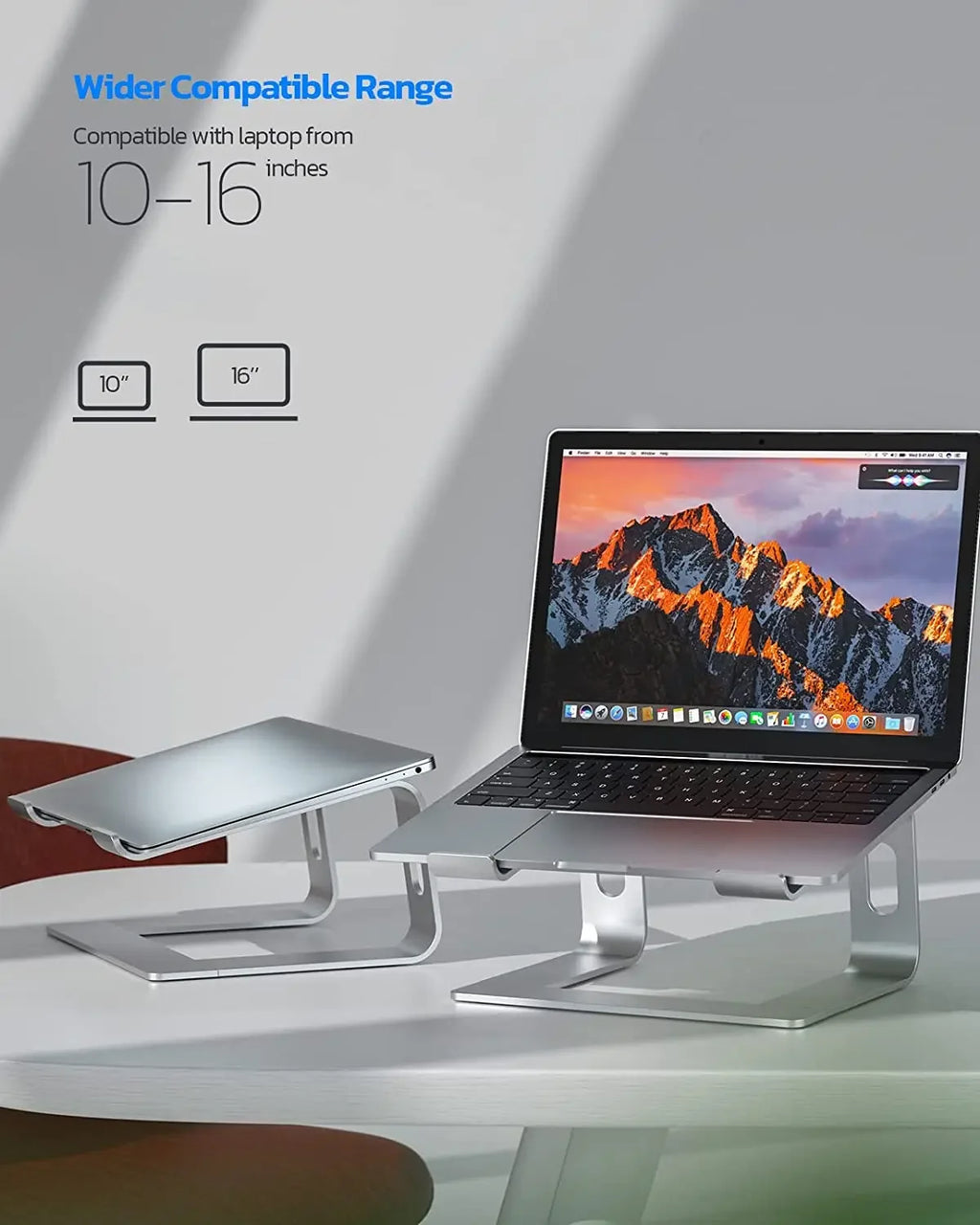Ergonomic Aluminum Laptop Stand
