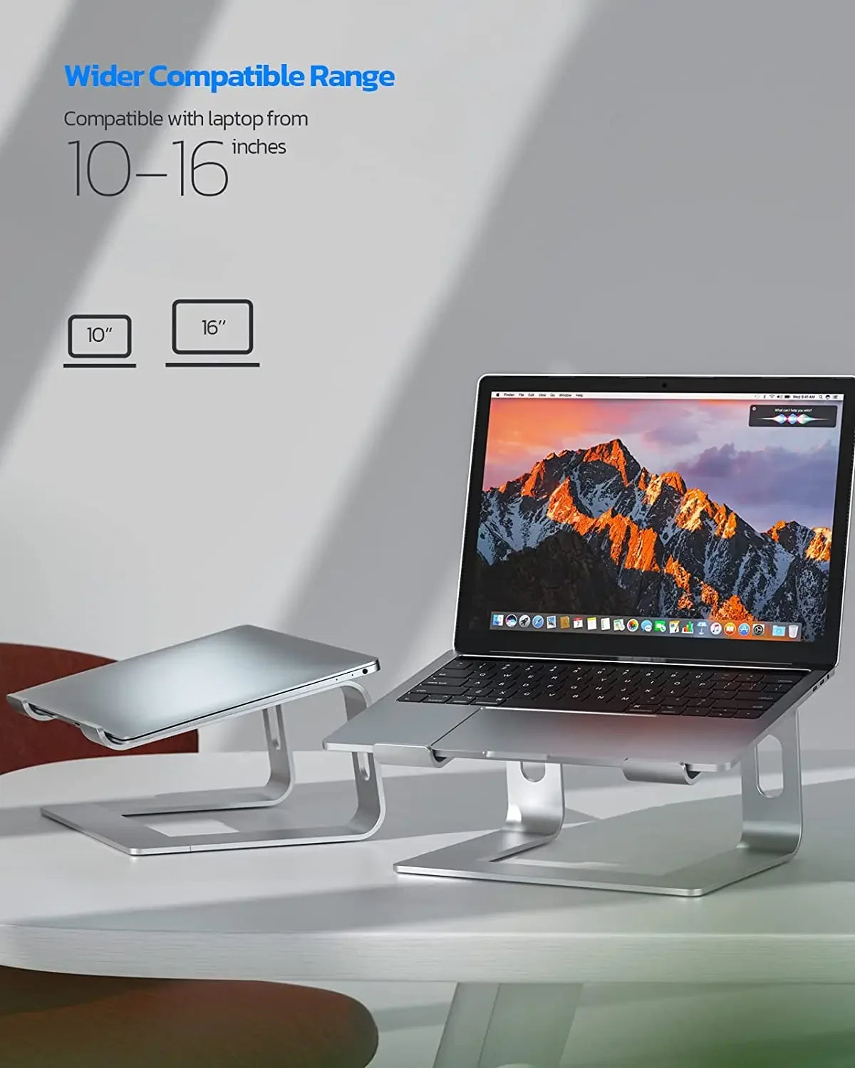 Ergonomic Aluminum Laptop Stand