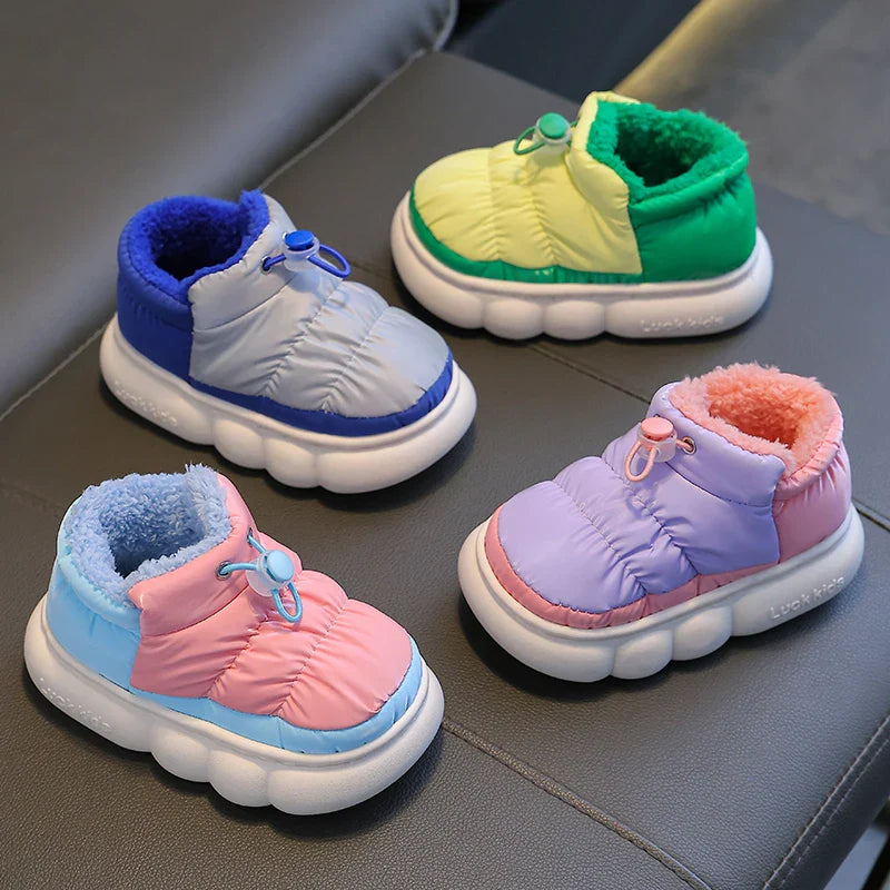 Multicolored Waterproof and Breathable Padded Shoes for Children-3