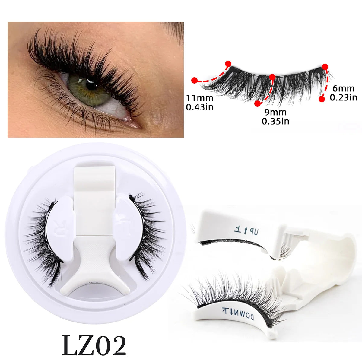 Magnetic Eyelashes - Fluffy Faux Mink Lashes Set