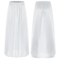 Women Girl Summer Underwear Accessories Long Lining Skirt Half Length Slips Underskirt Bottoms Petticoat Under Dress