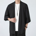 Kimono Cardigan Jacket Men's Japanese Summer Yukata Men's Yuki Obi Japanese Dragon Coat Traditional Japan Clothing Outwear New