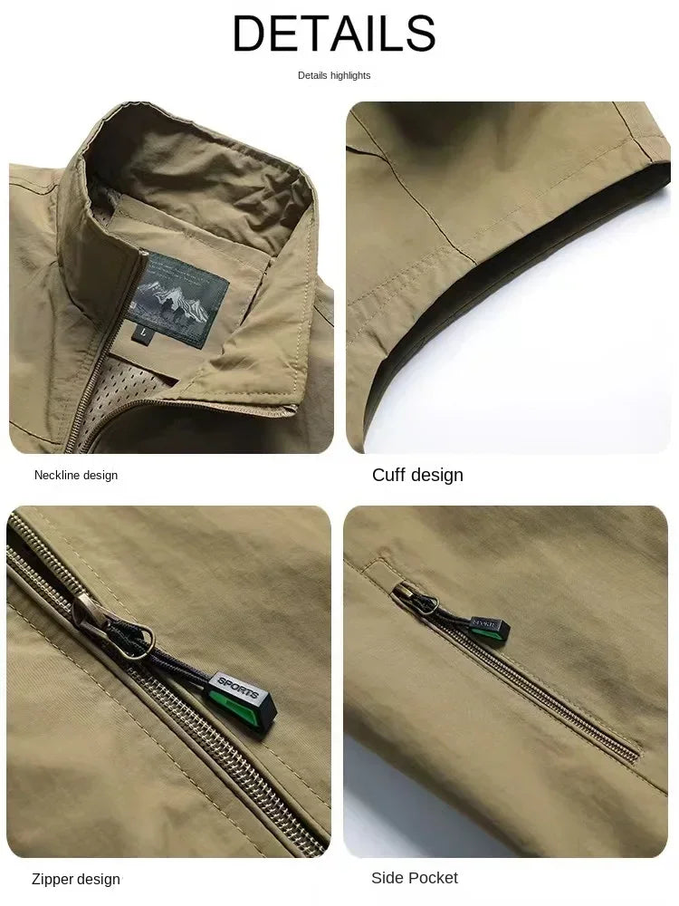 Men Outdoor Leisure Sleeveless Fishing Vest