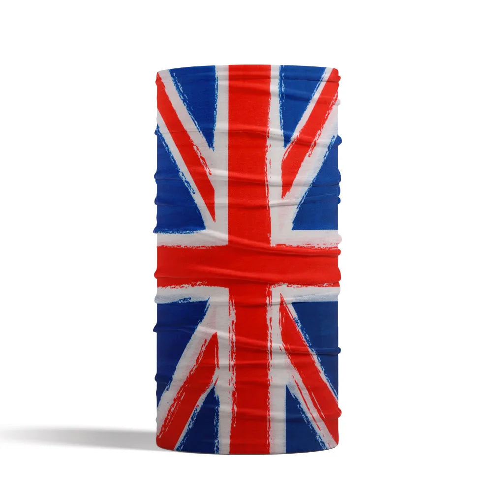 Commonwealth of Nations Flag Bandanas Multifunctional Headwear for Women Men UK/England/Canada/Australia Dustproof Cycling Scarf