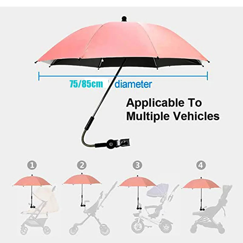 Universal Stroller Umbrella with UV Protection