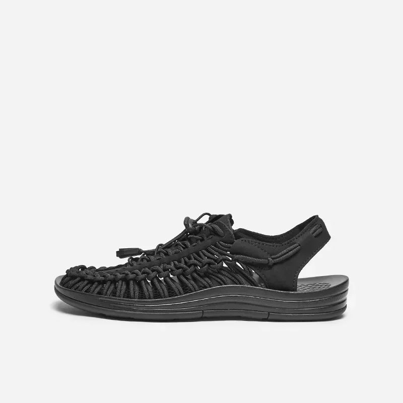 Men's charms Sandals Summer New Casual Shoes Fashion Trend Beach shoes Women's flat sandals on offer summer 2024 male slippers
