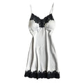 Summer Night Dress Women Sleepwear Nightwear Pure Color Lace Nightdress for Women Sleeping Nightgown Pajamas пижама женская