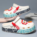 EVA Shoes Men Sandals Summer Cartoon Home Slippers Men Clogs Outdoor Not Slip Platform Beach Sandals Men Slippers Garden Shoes