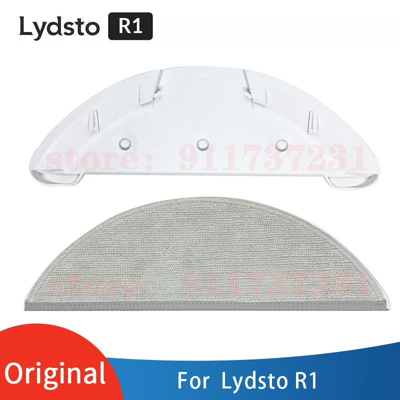 Original Mop Cloth Bracket For Xiaomi Lydsto R1 Robotic Vacuum Cleaner Water Tank Tray With Original Mop Rags Parts Accessories
