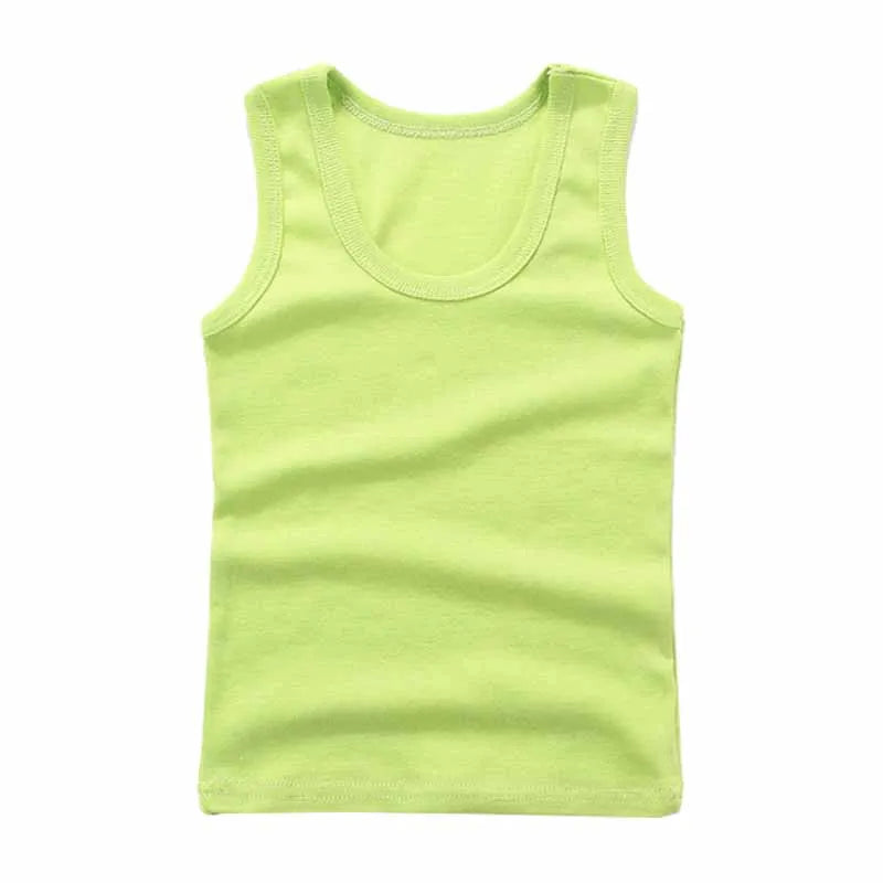 Kids Cotton Vest Tank Top 2-12Y