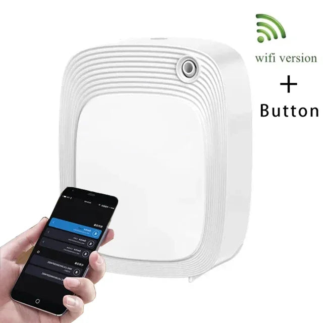 Essential Oils Aroma Diffuser Auto Flavoring Scent Machine With Fan Inside For Hotel Lobby Room Fragrance Home Air Freshener