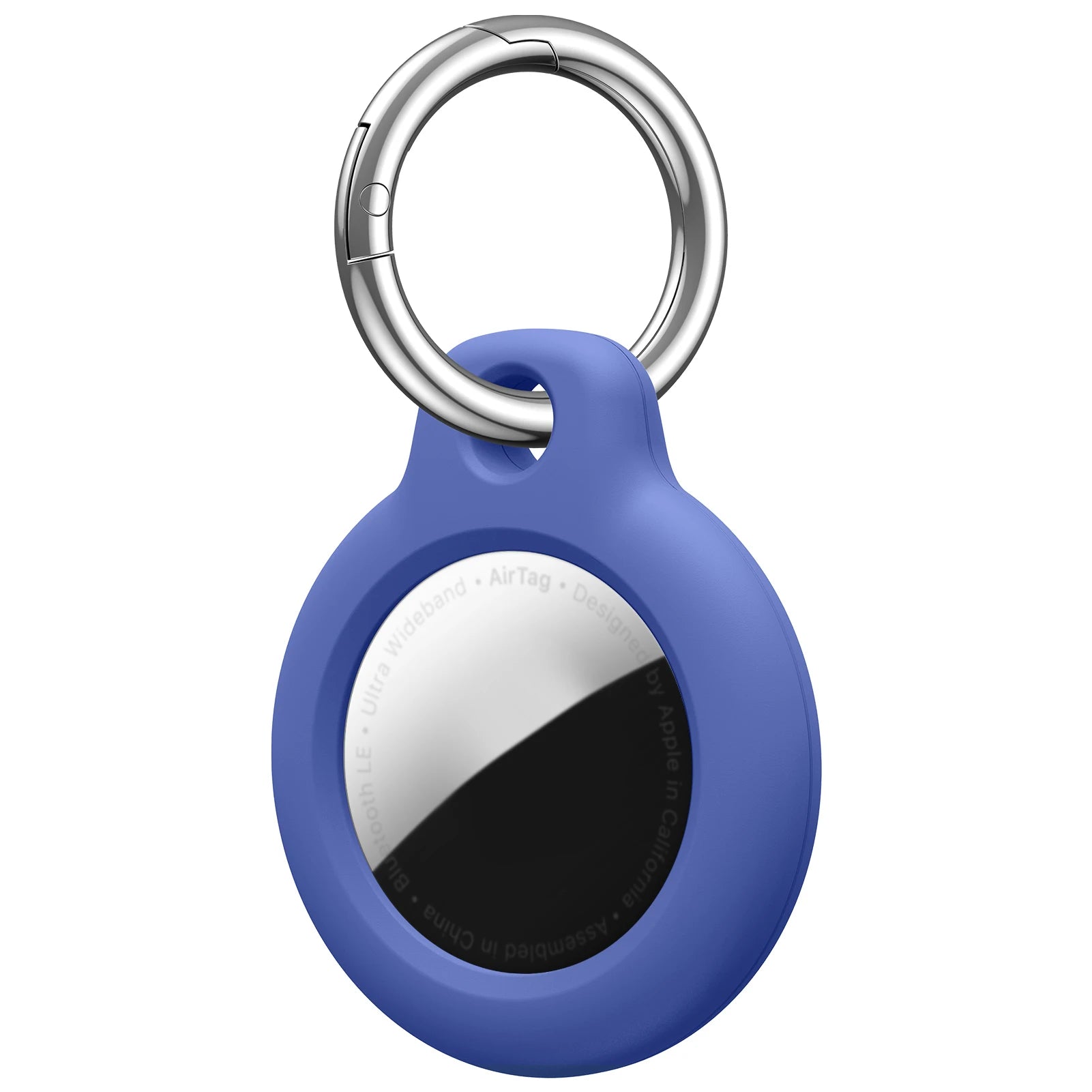 Case for Apple Air tag Holder with Keychain Protective Shell Tracker Accessories Hard PC AntiDrop Airtags Key Chain Air tag Case