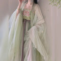 2023 New Hanfu China Ancient Traditional Hanfu Set Female Cosplay Costume Summer Big Sleeve Fairy Hanfu Loose Suit Chinese Dress