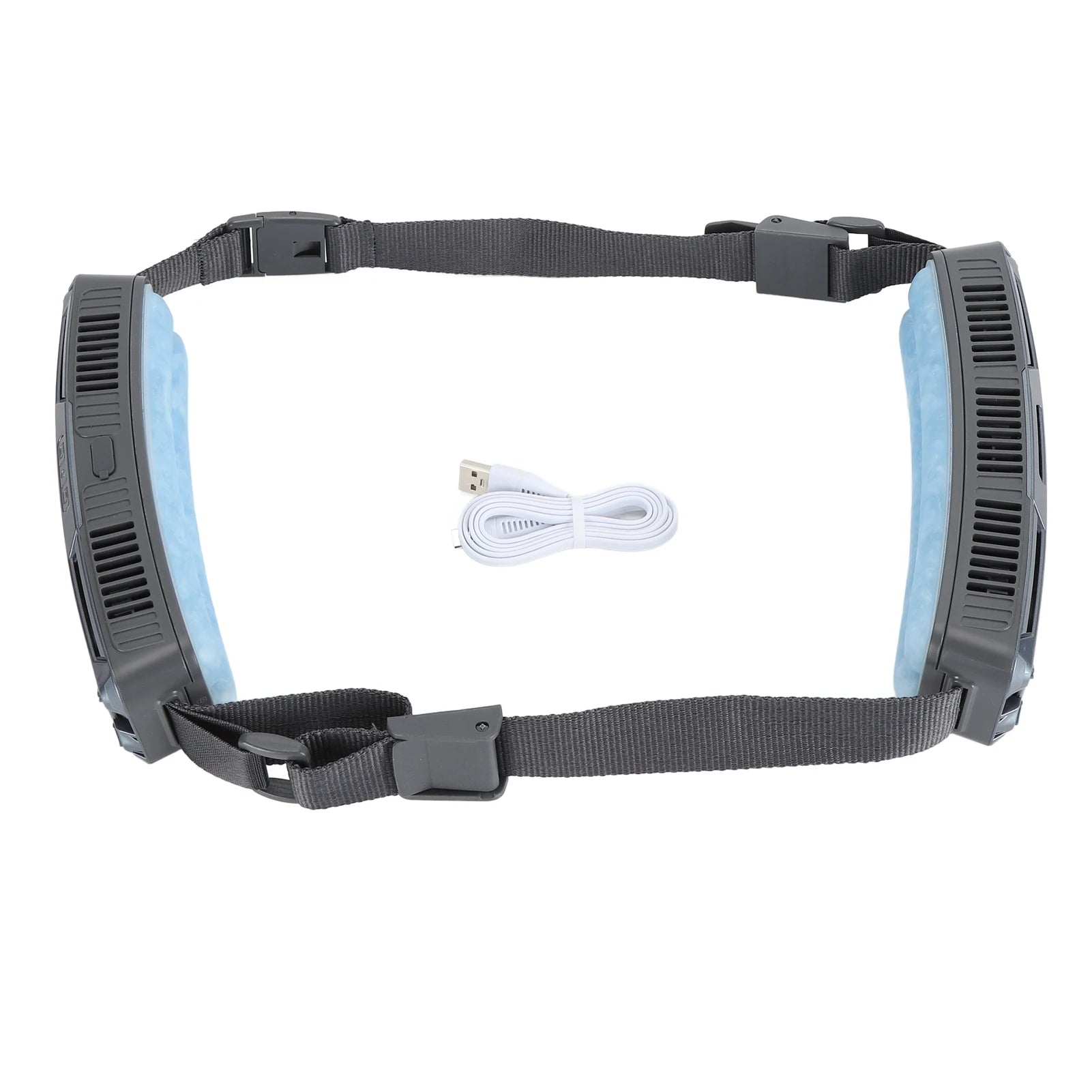 New ice belt fan Smart Portable Hanging Waist Fan Mini Usb Cooling Ice Outdoor Sport Fan Portable Small Fan Summer Cooler