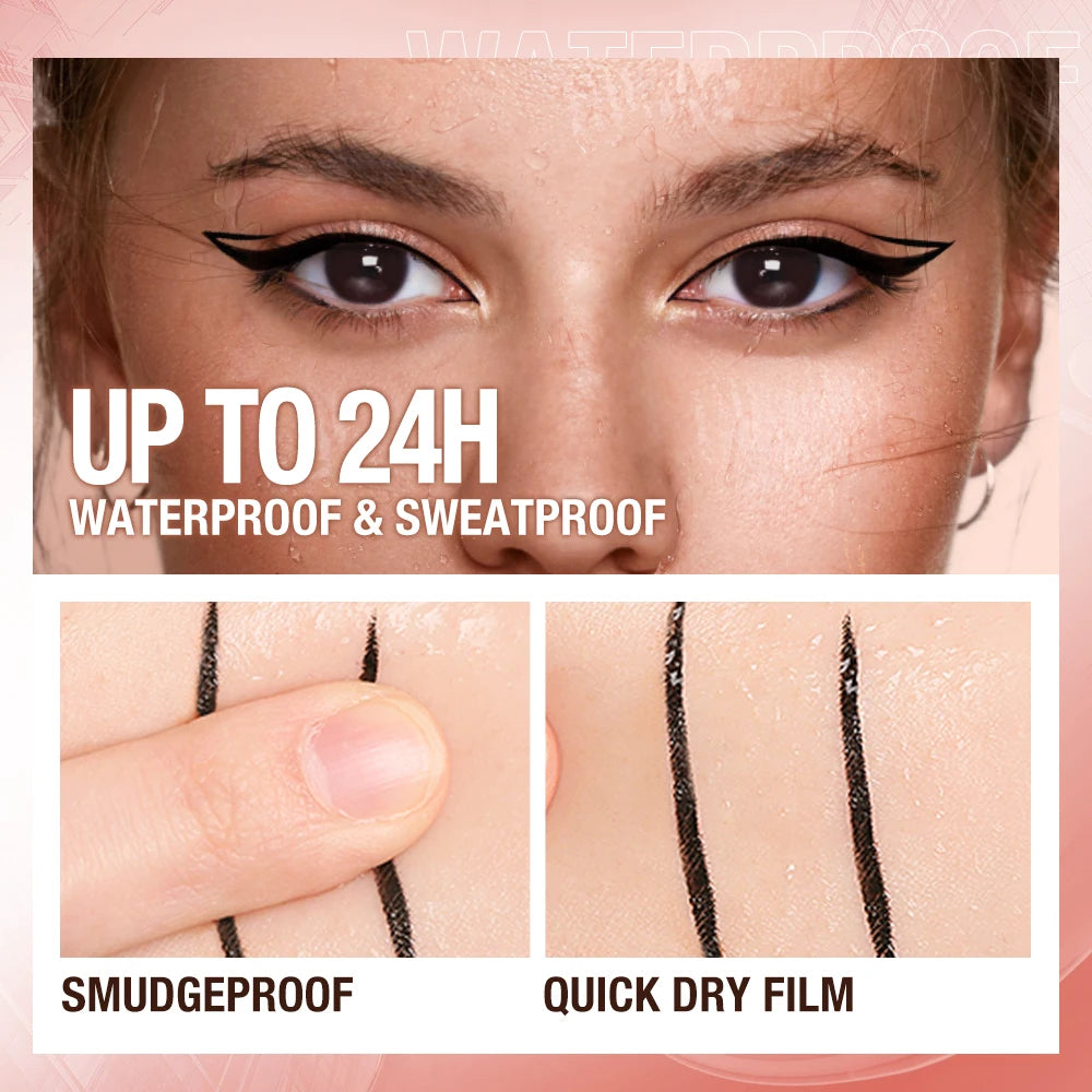 Liquid Eyeliner Waterproof Ultra Fine Black