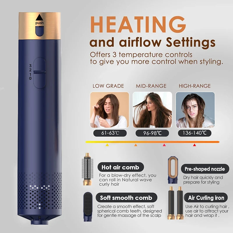 5-in-1 Hair Styling Tool Set
