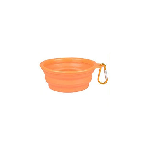 350ml/1000ml Folding Cat Dog Water Bowl Silicone Collapsible Dishes Pet Bowl Outdoor Puppy Food Container Feeder Dropshopping