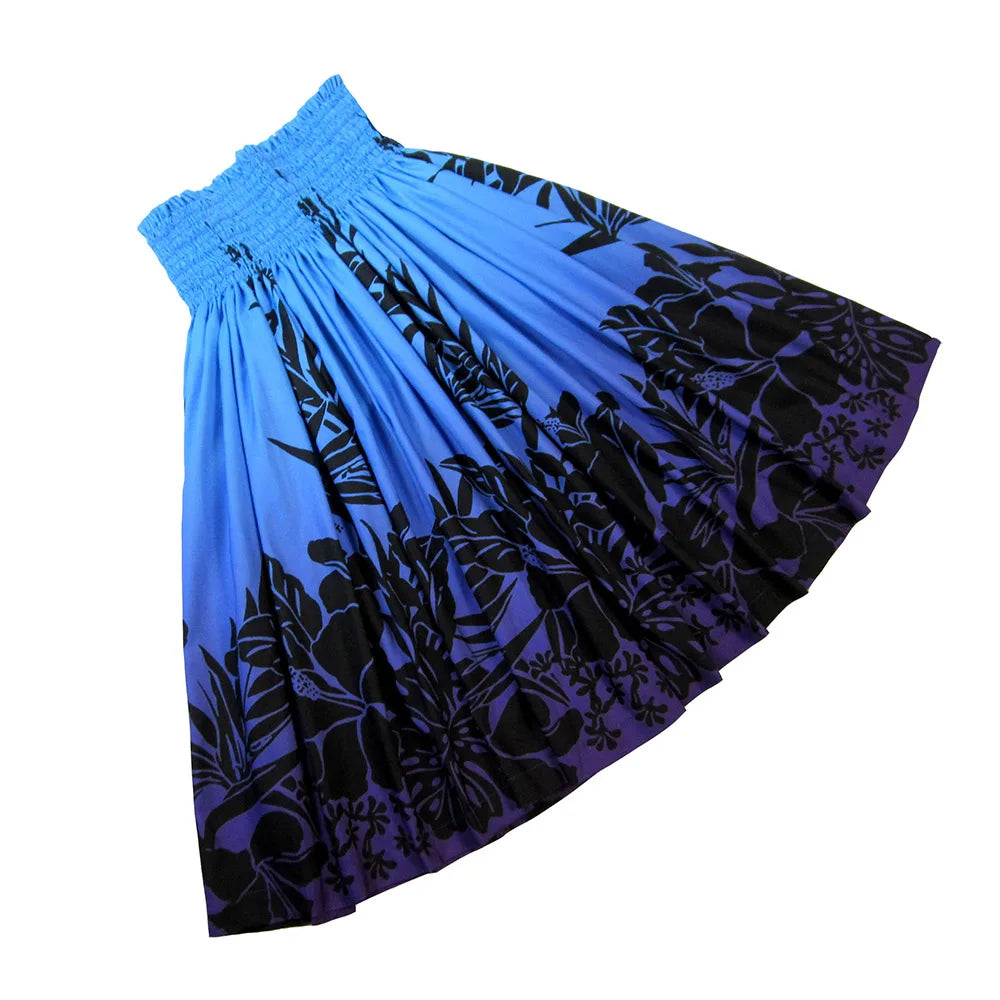 2025 Summer Hawaii Hula Dance Single Pa'u Skirt Floral Print Women Wear Paw Skirt Party Decoration Fashion Performace Dress