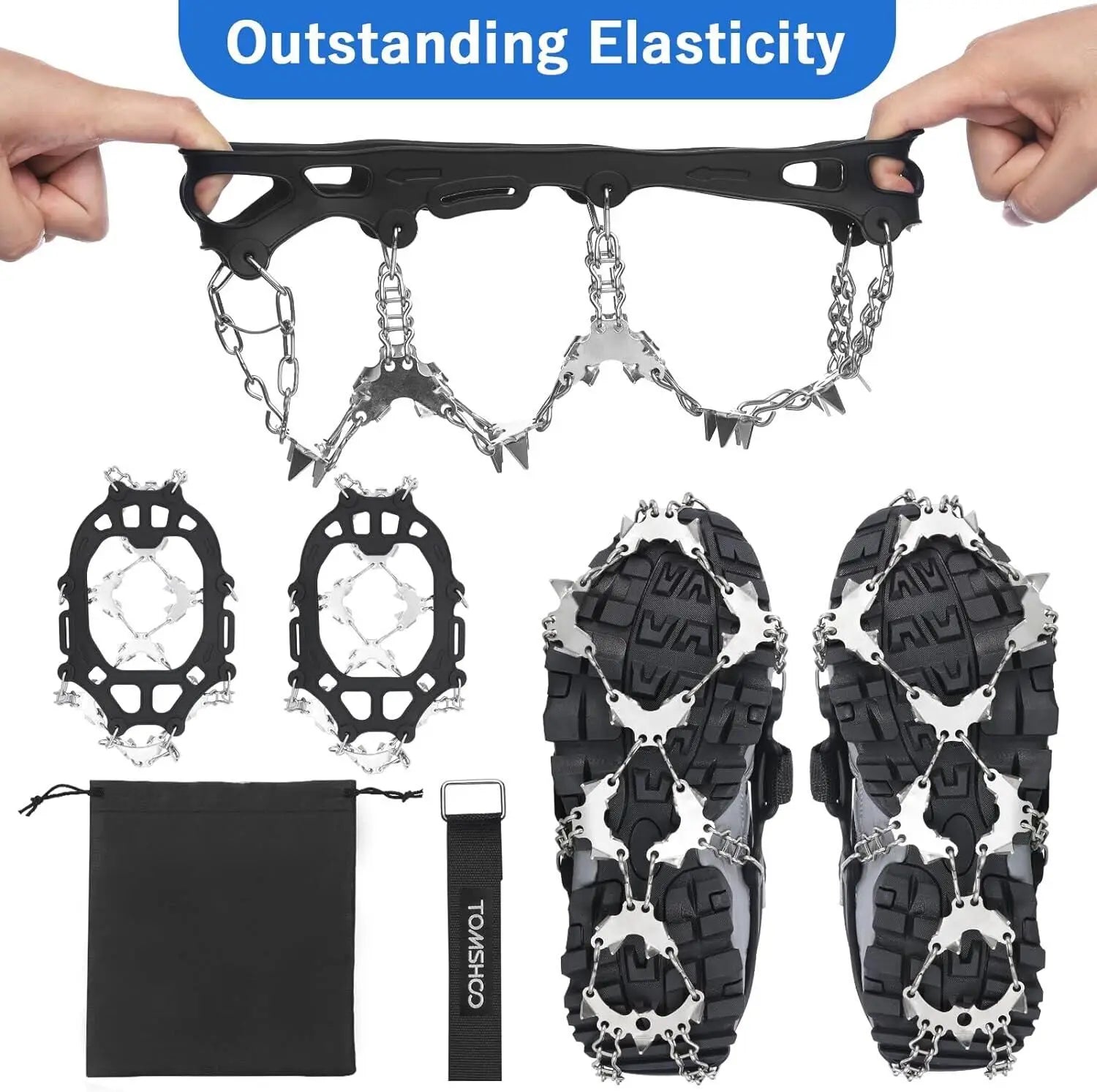 Ice Gripper Spike 32 Teeth Anti Slip Crampons