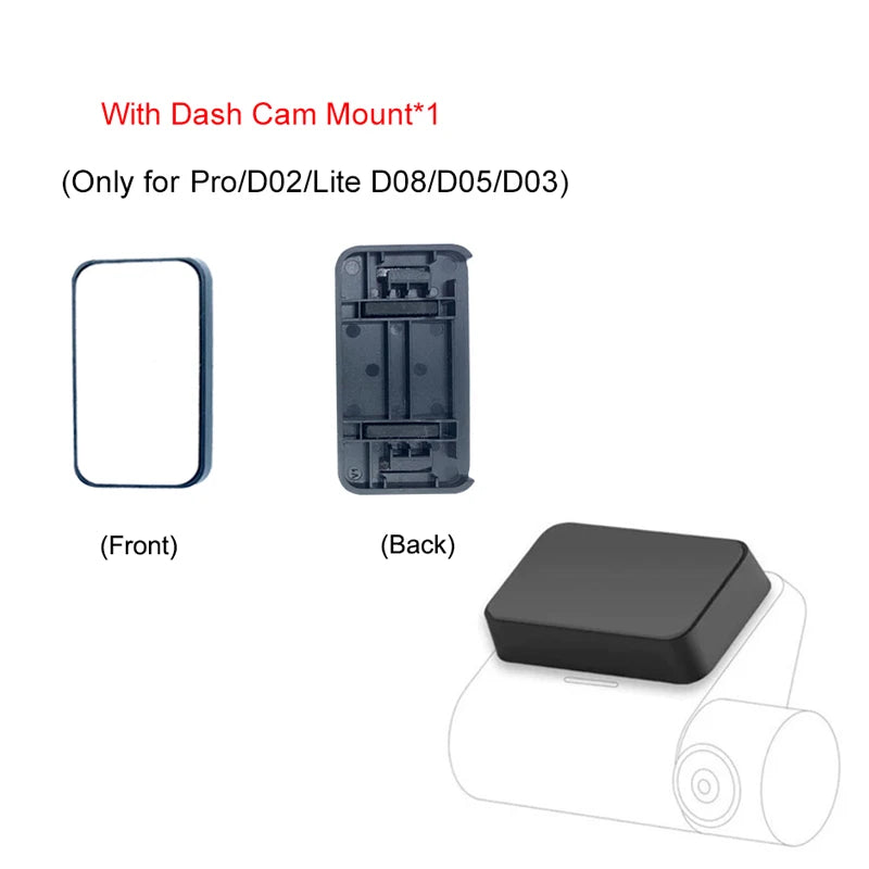 For 70mai pro plus+A500s suction cup holder for 70mai A800S A810 Lite d08 d02 DVR Holder for 70mai A200 A500s Mount