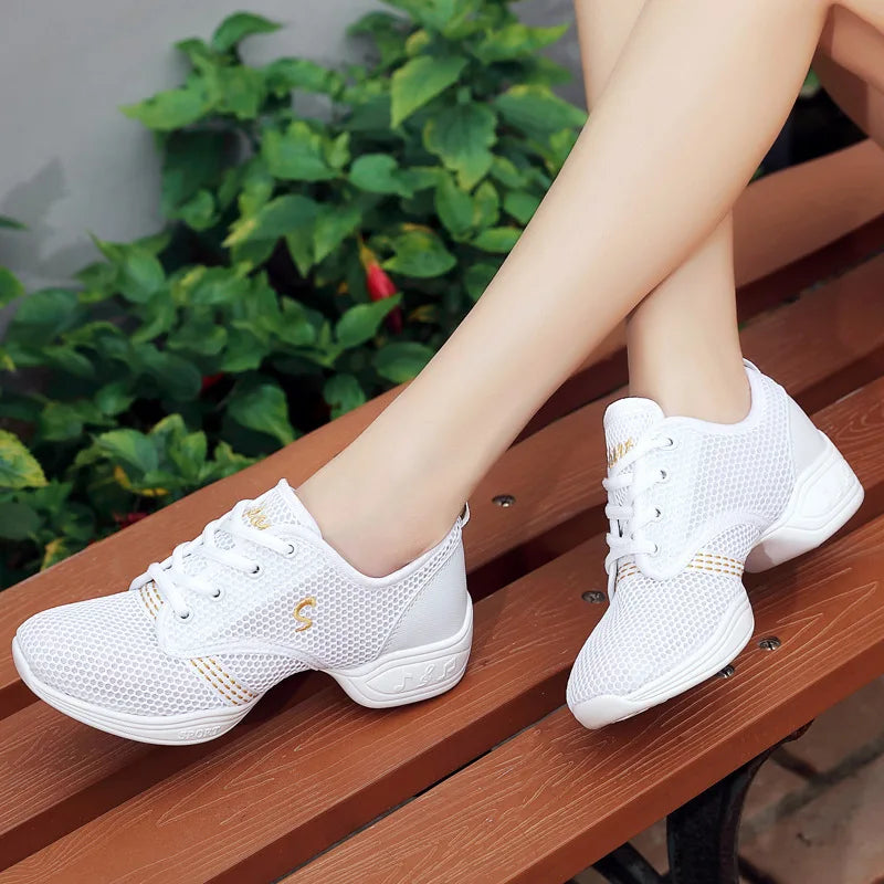 Women's summer sneakers breathable dance shoes, modern dance shoes, summer