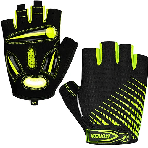 Bike Gloves 5MM Gel Pads Shock-Absorbing