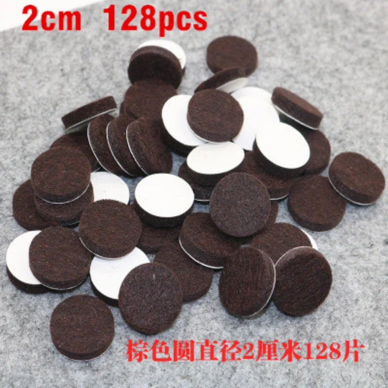 20mm Felt Chair Leg Pads 5mm Thick Floor Scratch Protector Mat Mute Non-slip Self Adhesive DIY Furniture Accessories