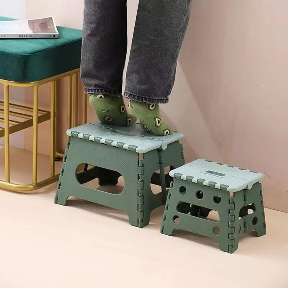 Folding Step Stool Portable Chair Seat For Home Bathroom Kitchen Garden Camping Kids And Adults Use Chair Seat