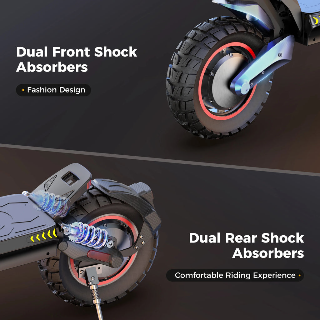 iScooter iX7 Pro Foldable Electric Kick Scooter High Speed 60 km/h 2000W 48V 17.5Ah Battery for Sports & Entertainment