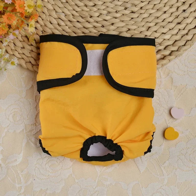 Reusable Sanitary Panties Washable Small Dog Pet Diapers Female Dogs Large Physiological Pants Shorts Male Cats Pet Menstruation