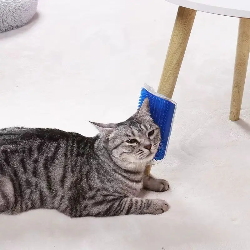 Cat Massage & Grooming Wall Corner Brush