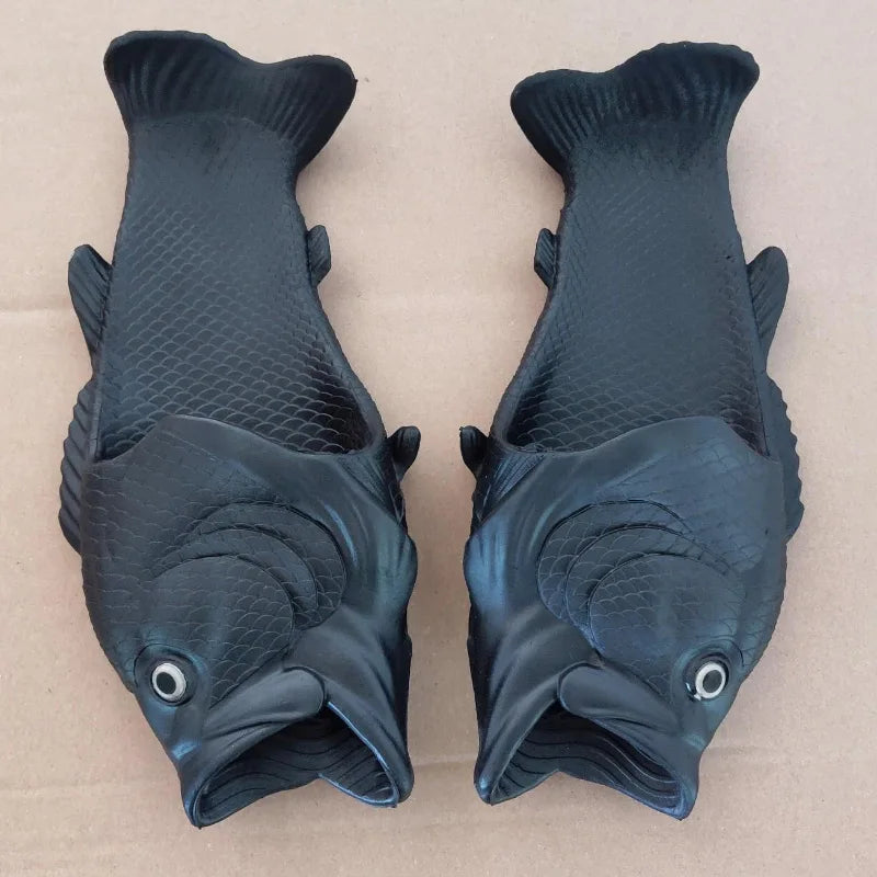 Fish Shoes Beach Slippers Unisex Funny Shoes