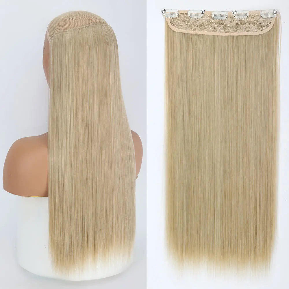 Synthetic Clip In Hair Extensions 80cm Long