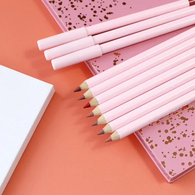 Private Label Pink Lip Liner Pencil Custom Logo Bulk 18-color Cosmetic Multi-functional Waterproof Pigment Lipstick Pen Makeup