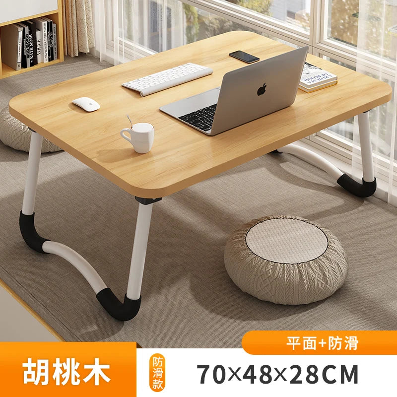 Bed Desk Lazy Portable Computer Desk Home Folding Table Bedroom Bay Window Sitting Small Table Student Dormitory Study Table
