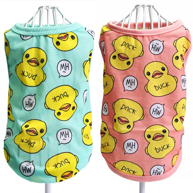 Cute Dog Clothes Soft Puppy Pajamas Outfits Pet Clothing for Small Dogs tshirts Spring Summer Yorkies Chihuahua Clothes 12c30