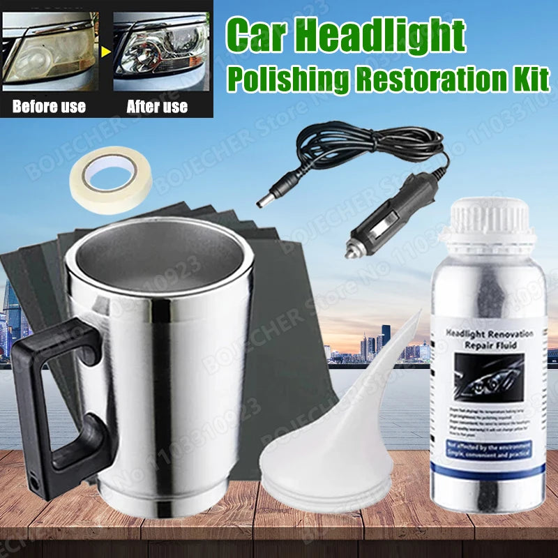 Car Headlight Polishing Restoration Kit 100ML