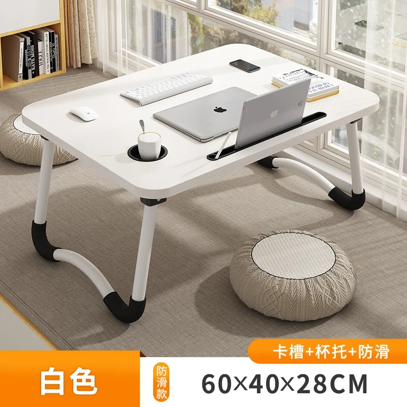 Bed Desk Lazy Portable Computer Desk Home Folding Table Bedroom Bay Window Sitting Small Table Student Dormitory Study Table