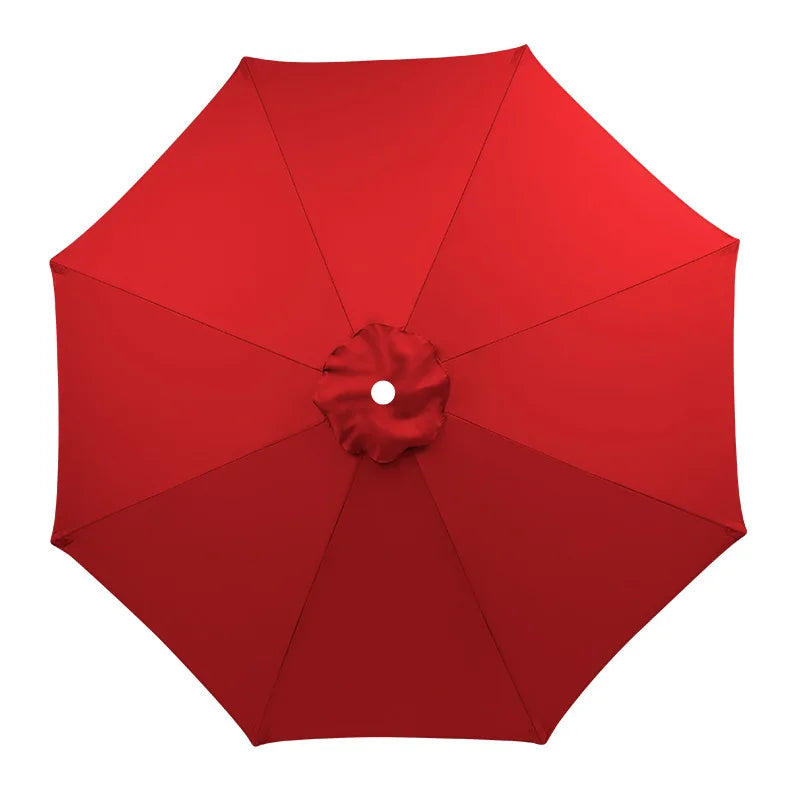 2/2.7/3m Garden Umbrella Cover Waterproof Beach Canopy Outdoor Garden UV Protection Parasol Sunshade Umbrella Replacement Cover