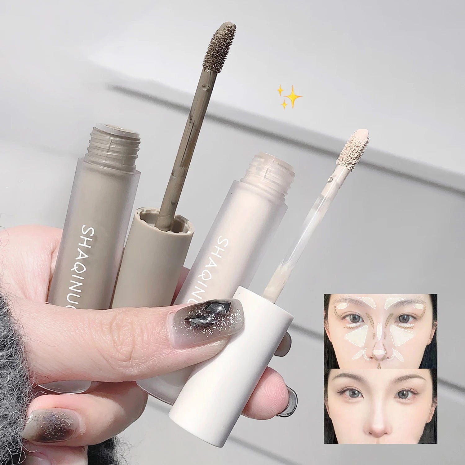 Facial Liquid Contour Stick Concealer 3D