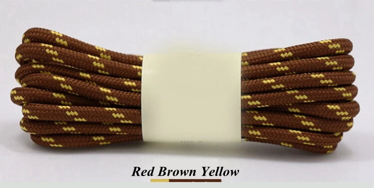 1Pair Round Shoelaces Durable Polyester Shoelace Outdoor Boots Sneakers Laces for Shoes 100/120/140/160cm Shoe Accessories