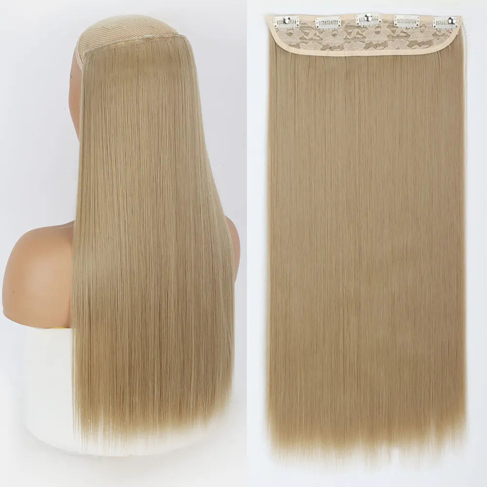 Synthetic Clip In Hair Extensions 80cm Long